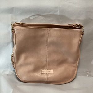 Montana West  hobo light pink vegan Leather Shoulder Bag